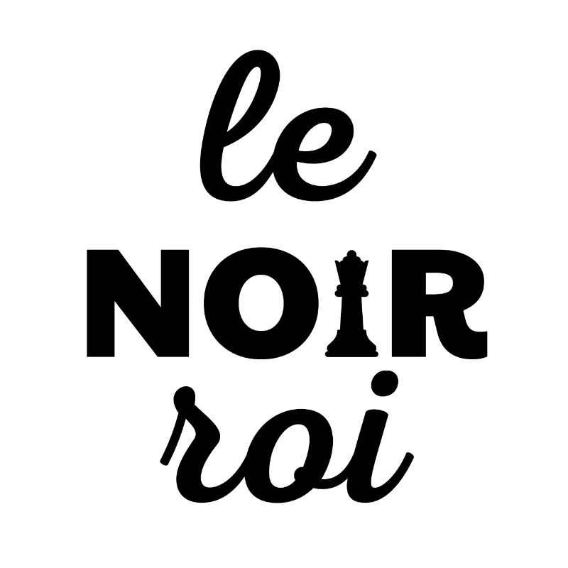le roi noir jeu d'échecs