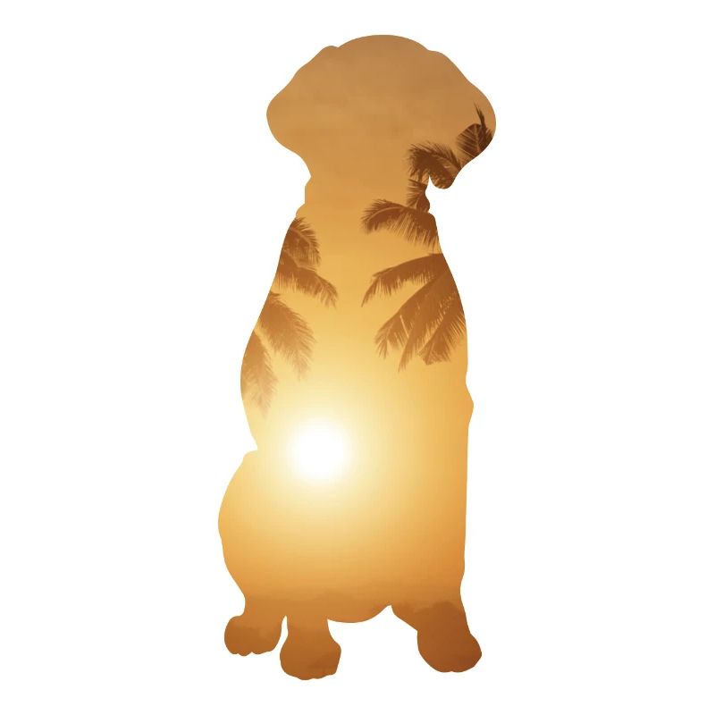 Summer Beach - German pointer