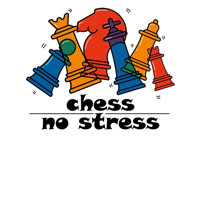 Chess without stress Chess pieces Relaxation