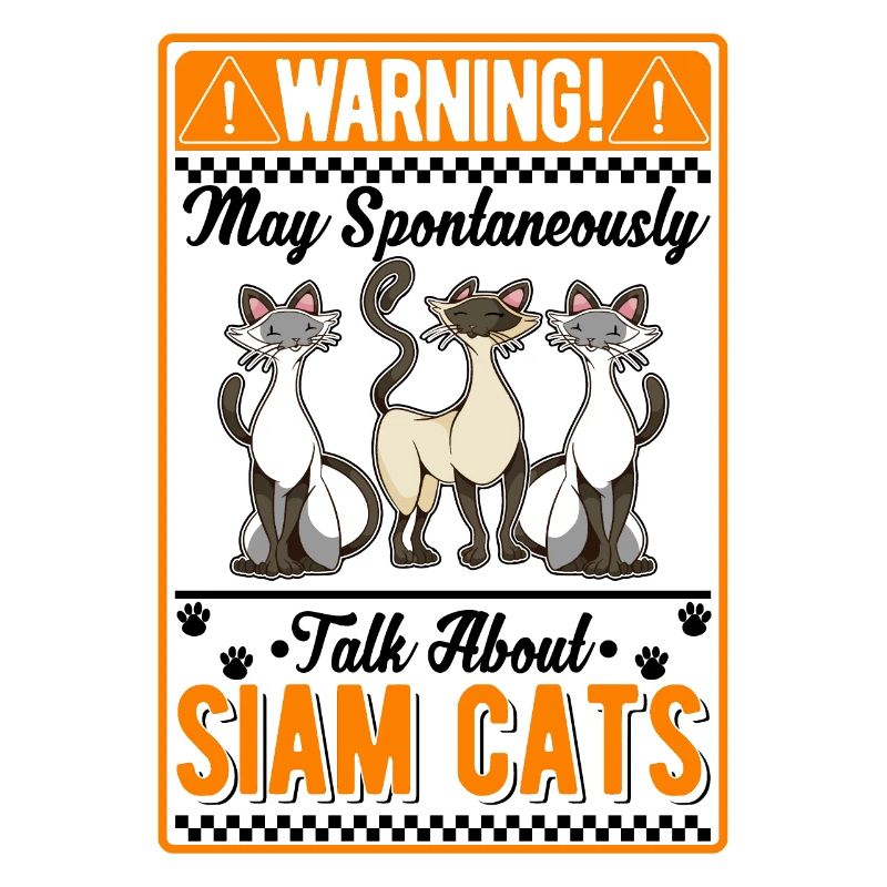 Siamese Cat Gift Siamese Cat Siam Cat