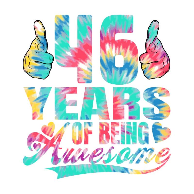 46e anniversaire ou anniversaire 46 ans d’existence