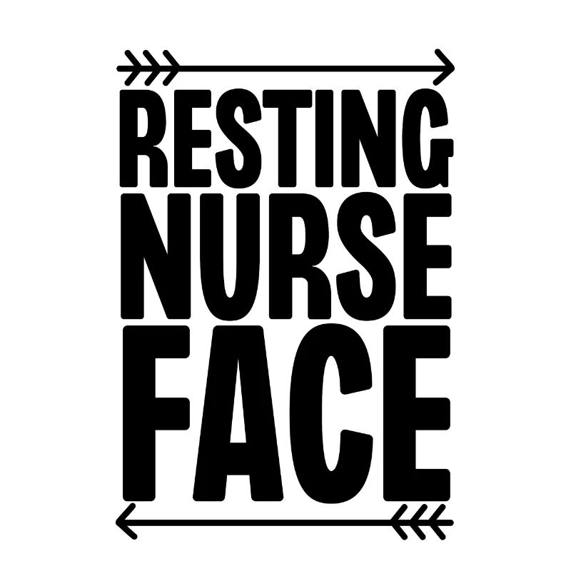 Visage d’infirmière au repos
