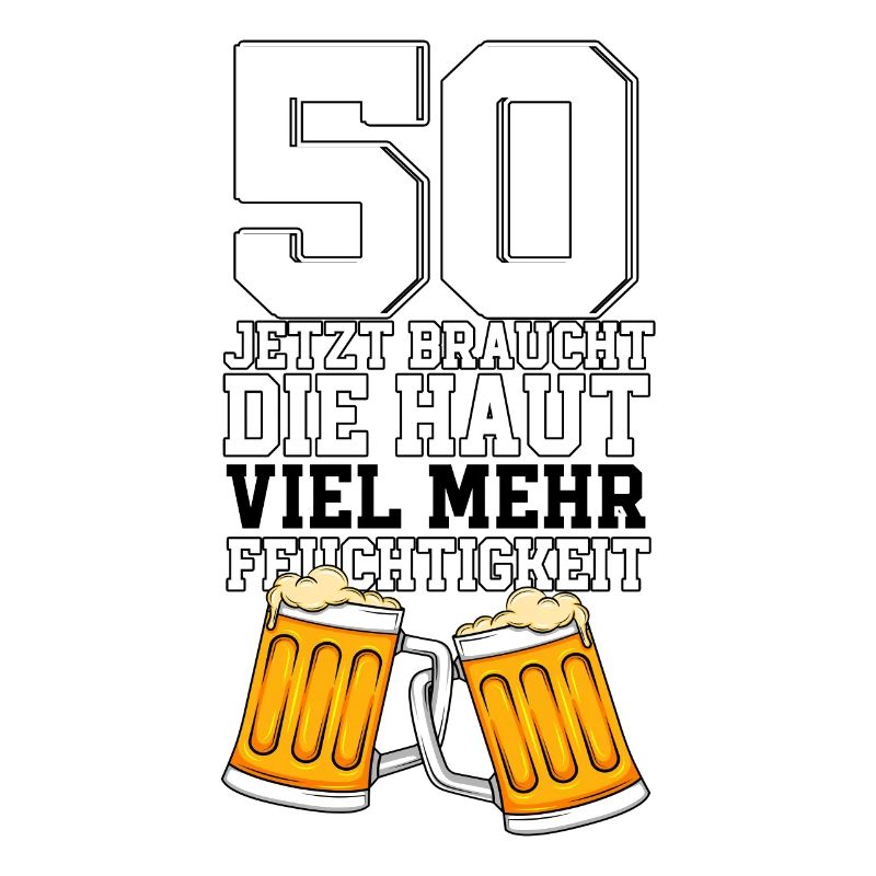 50. Geburtstag Bierglas Bier