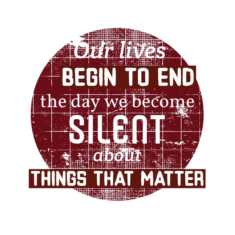 Things That Matter. Human Rights Cause Quote