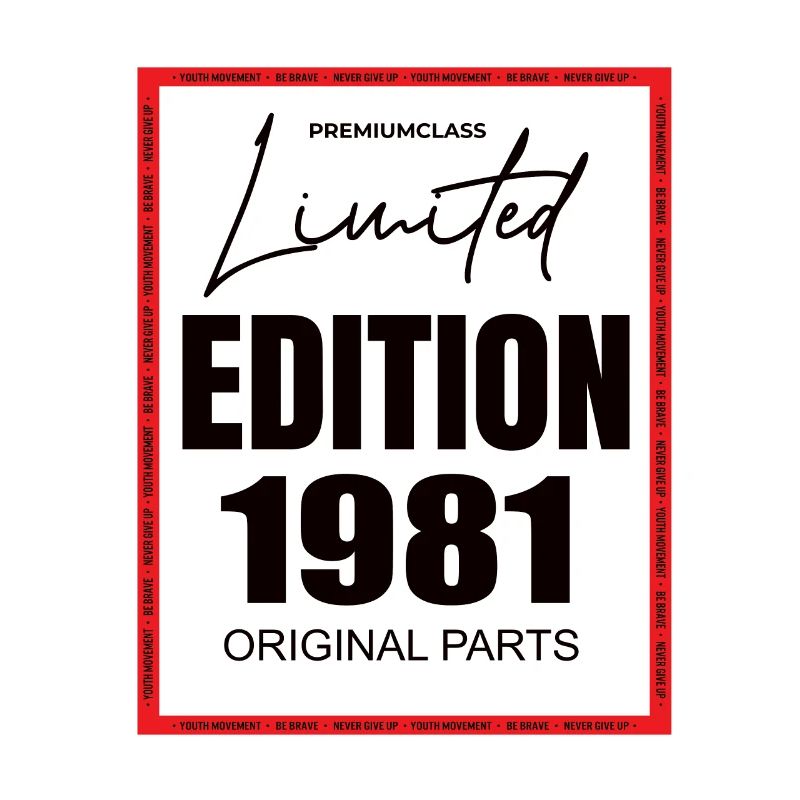 Édition limitée 1981