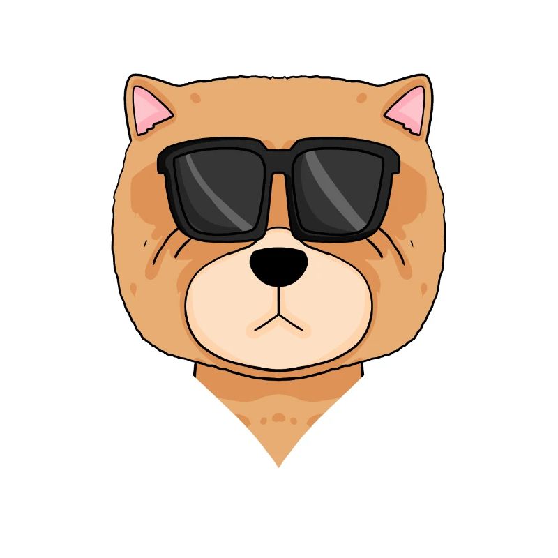 Chow Chow Hund Cool