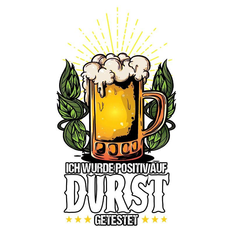 Ich wurde positiv auf Durst getestet Bier