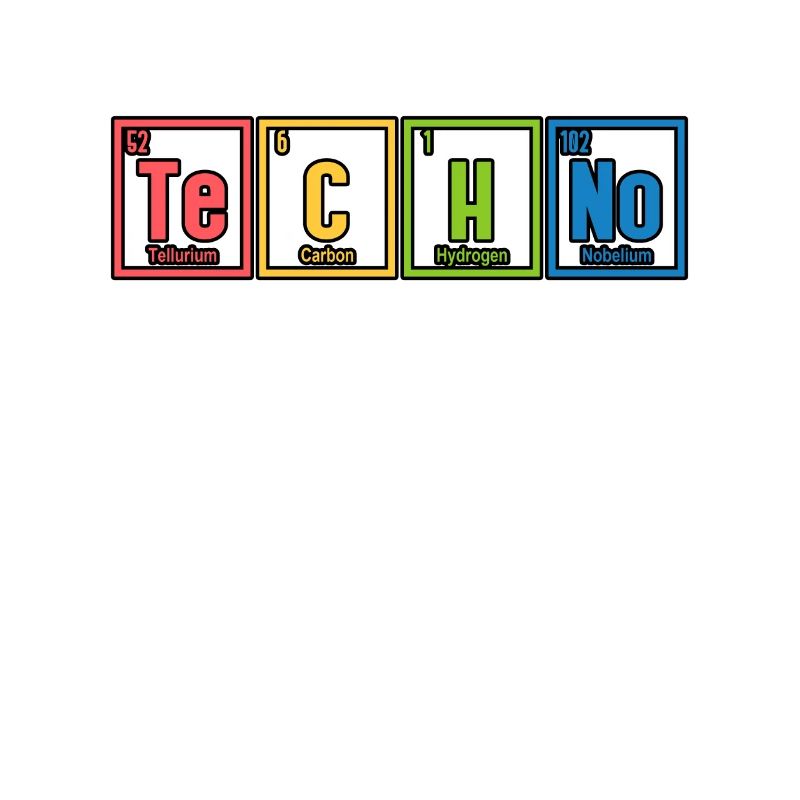 Rave Techno Periodic Table