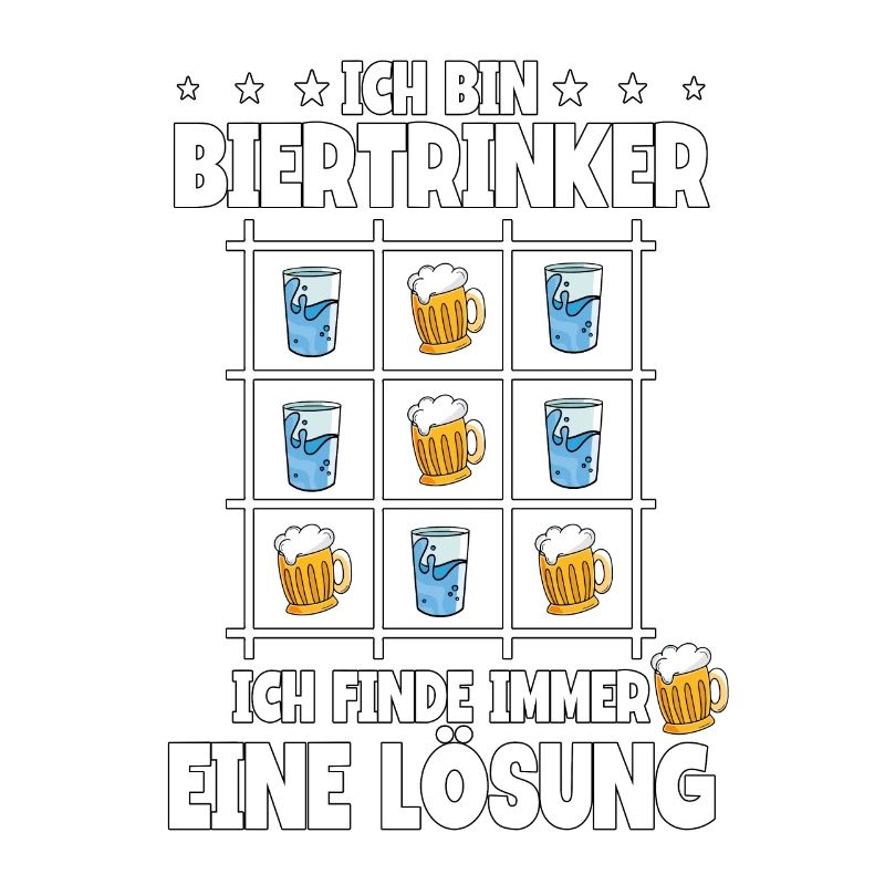 Ich bin Biertrinker Bier