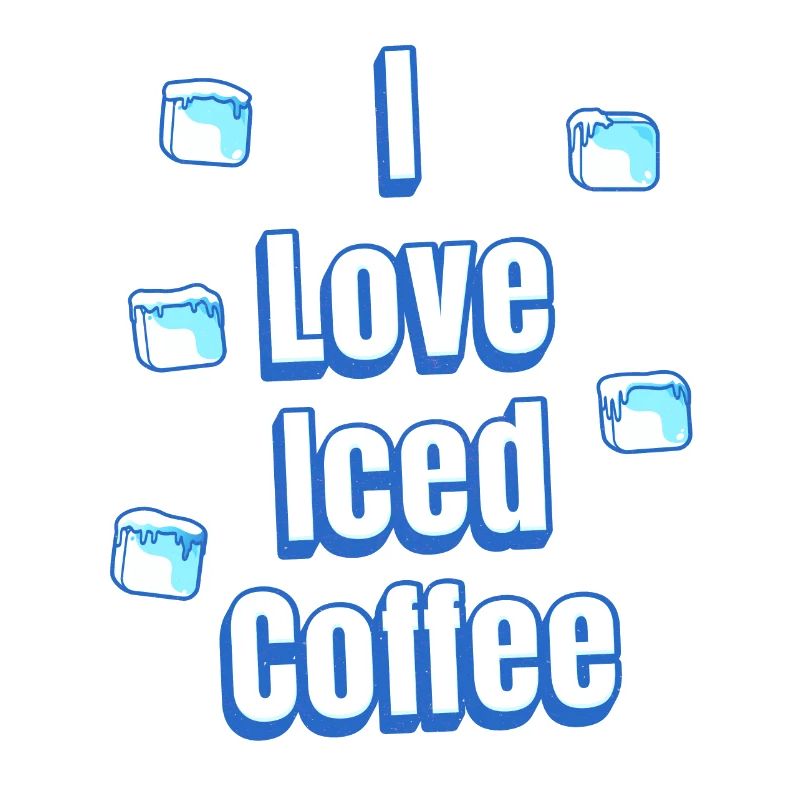 Ich liebe Eiskaffee