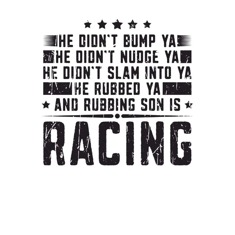 He didn't bump ya he didn't nudge ya he didn't