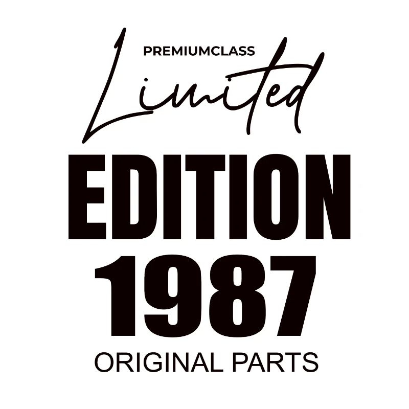 Édition limitée 1987