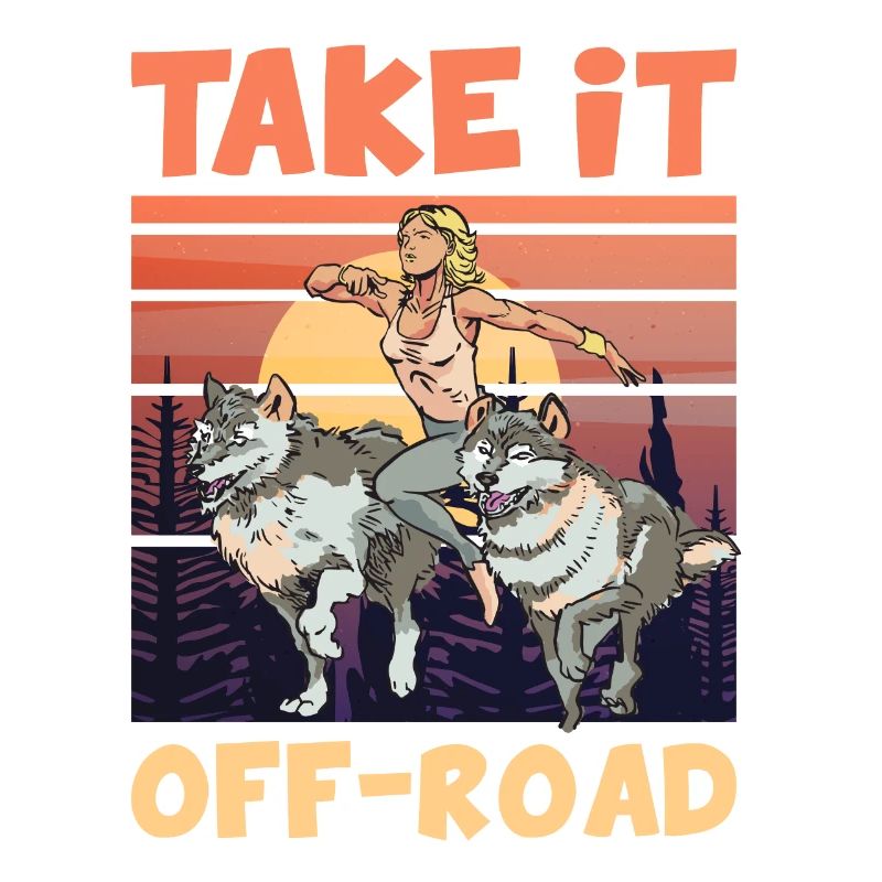 Prenez-le OFF-ROAD Trailrunning Wolfpack