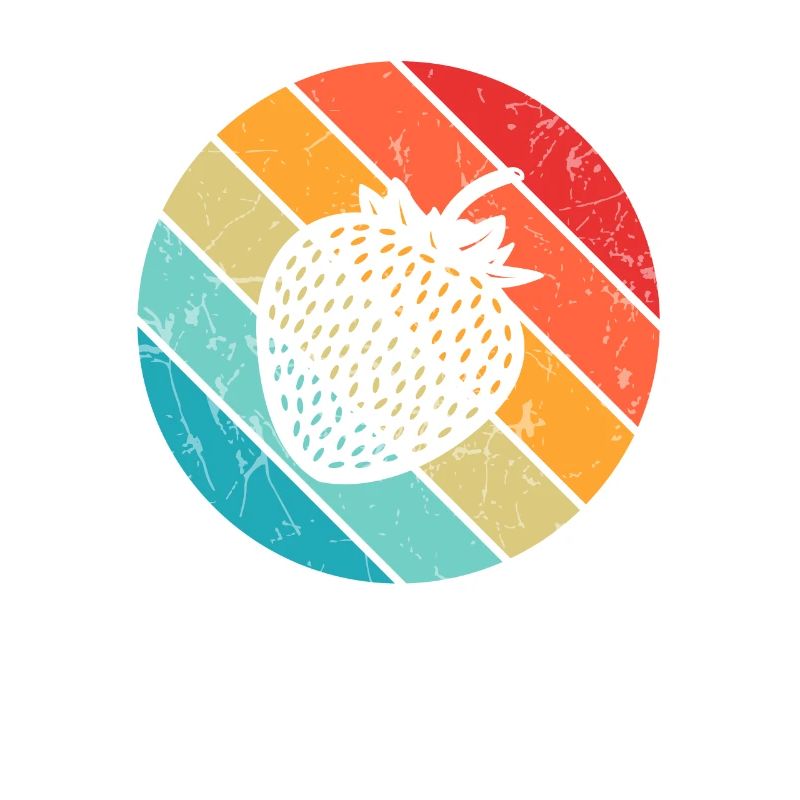 Strawberry Fruit Lover Retro Healthy Gift idea