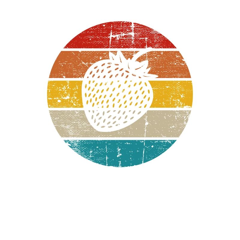 Strawberry Fruit Lover Retro Healthy Gift idea