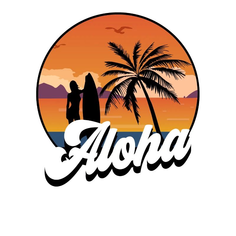 Surfing Surf Surfer Aloha