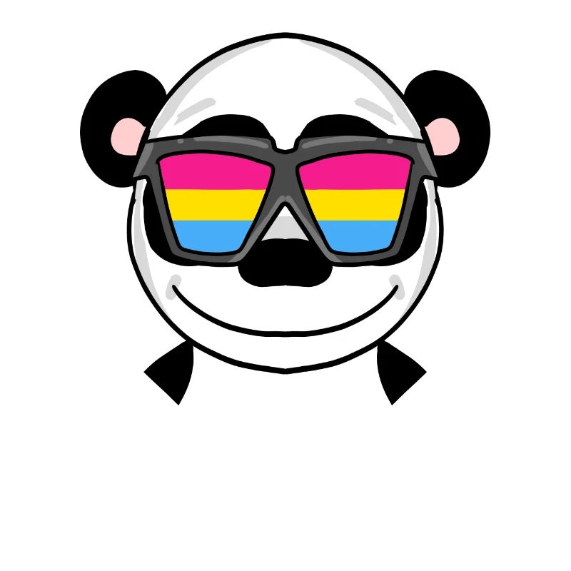 Pansexual Panda - Panda with glasses
