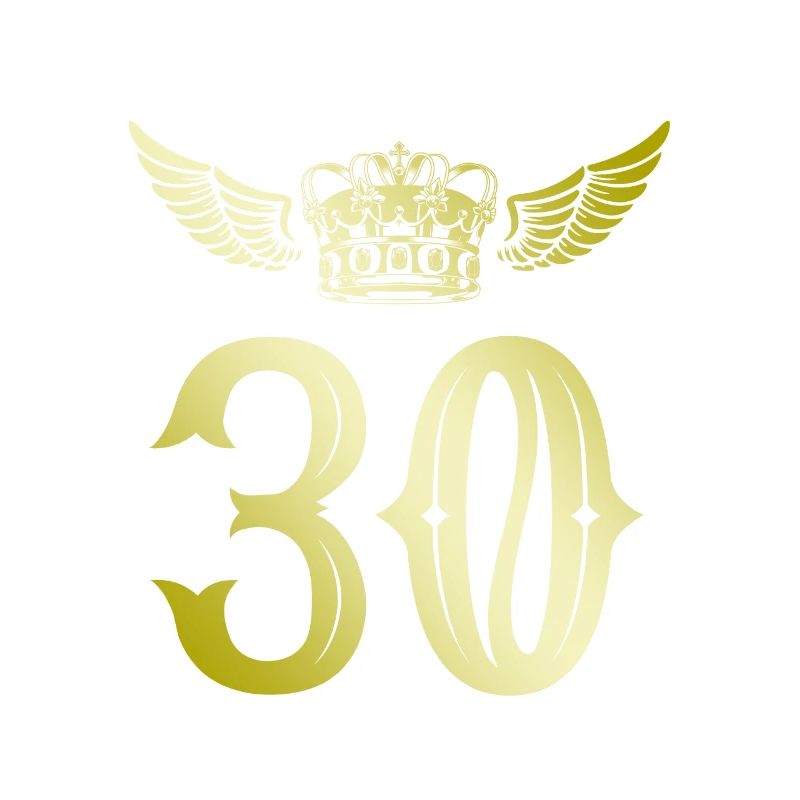 30 Number crown