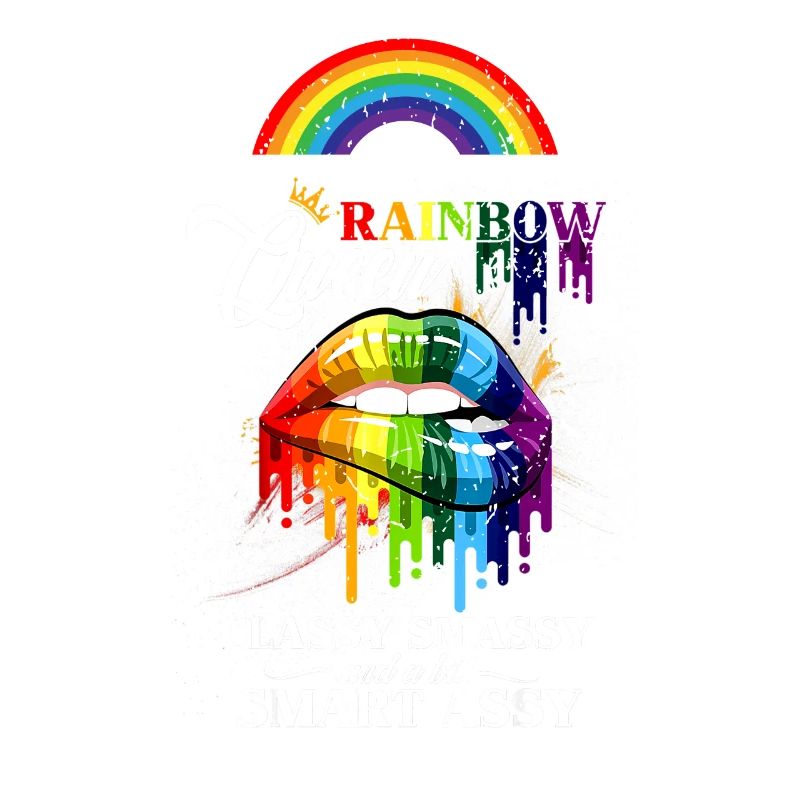 Rainbow Queen Gay Lips