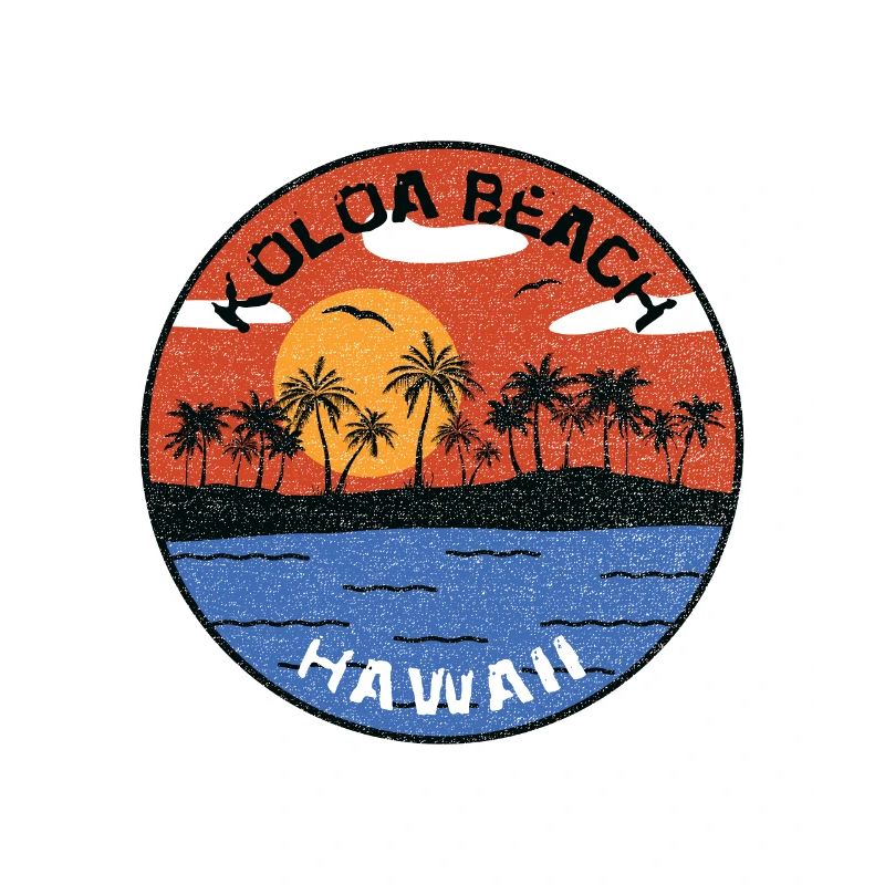 Coucher de soleil Kōloa Beach Hawaii