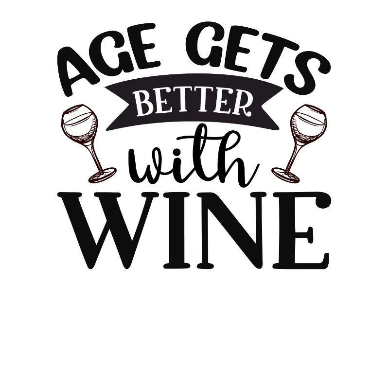 Das Alter wird besser mit Wein