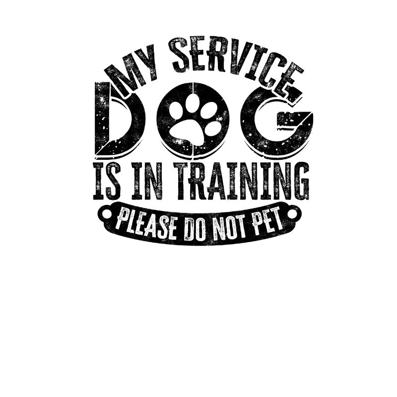 My service dog is in training Please do not pet -