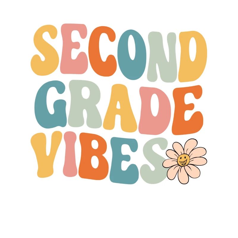 Second Grade Vibes 2nd Grade Retro Back To School