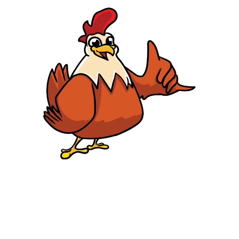 Mon poulet et moi bavardons à votre sujet