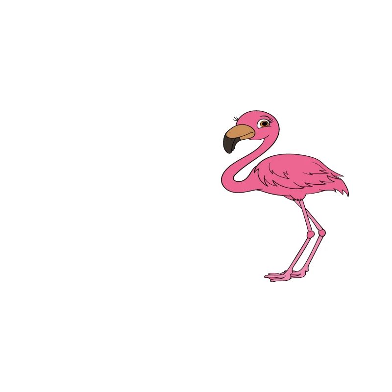 Funny flamingo graphics