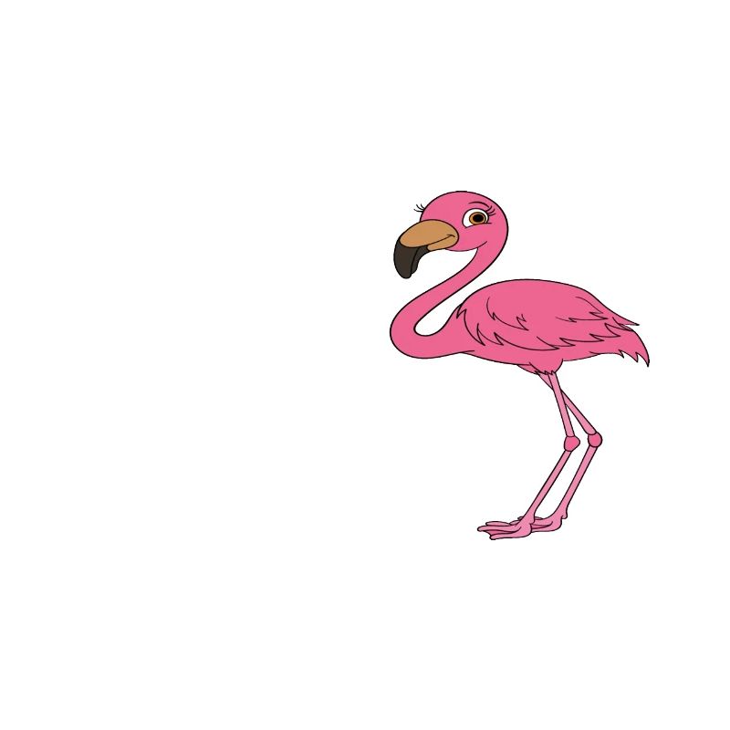 Funny flamingo graphics