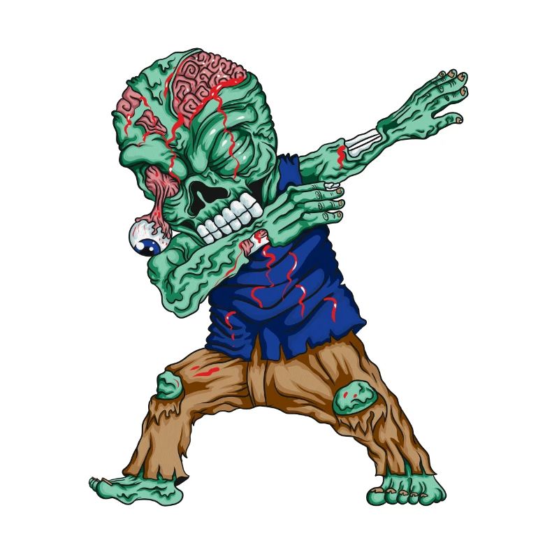 Monster Dabbing Zombie Dances Dab Scary Costume