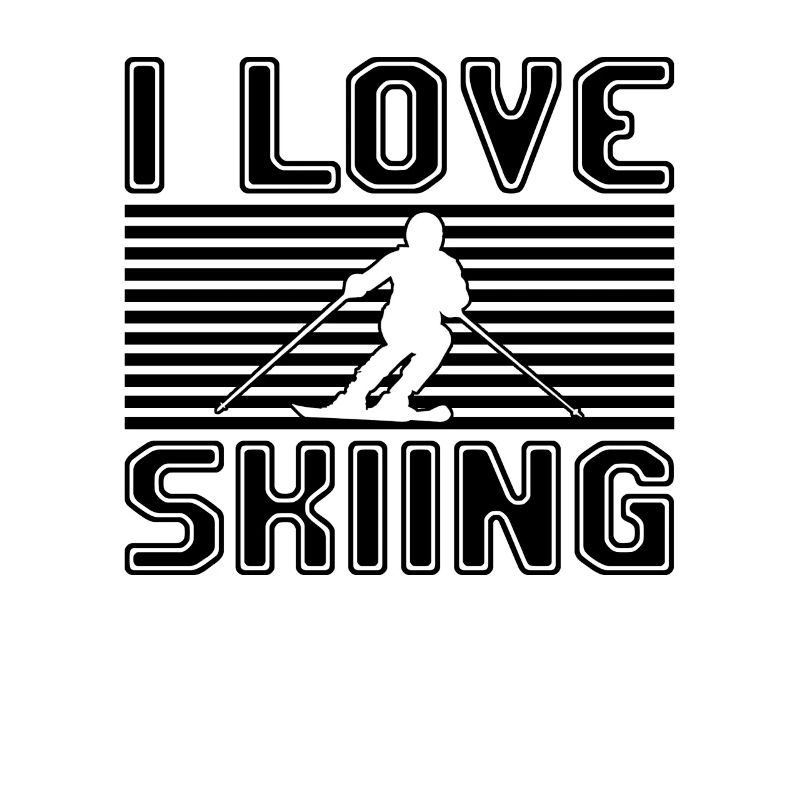 I love skiing