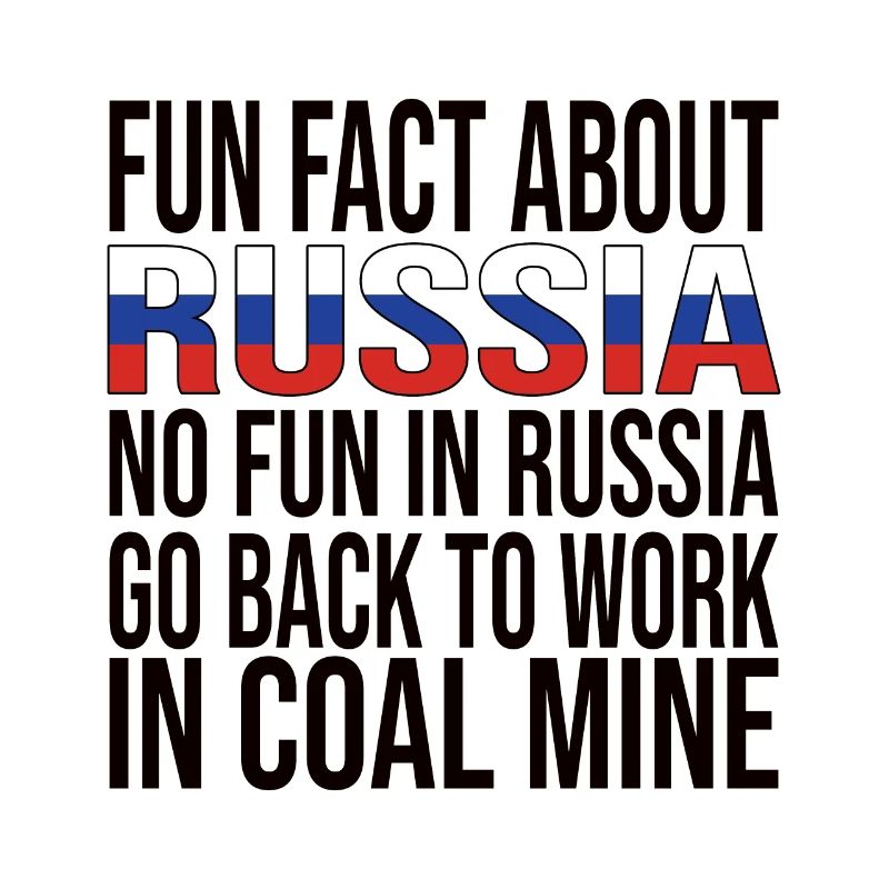 Fait amusant sur la Russie Pas de plaisir en Russie