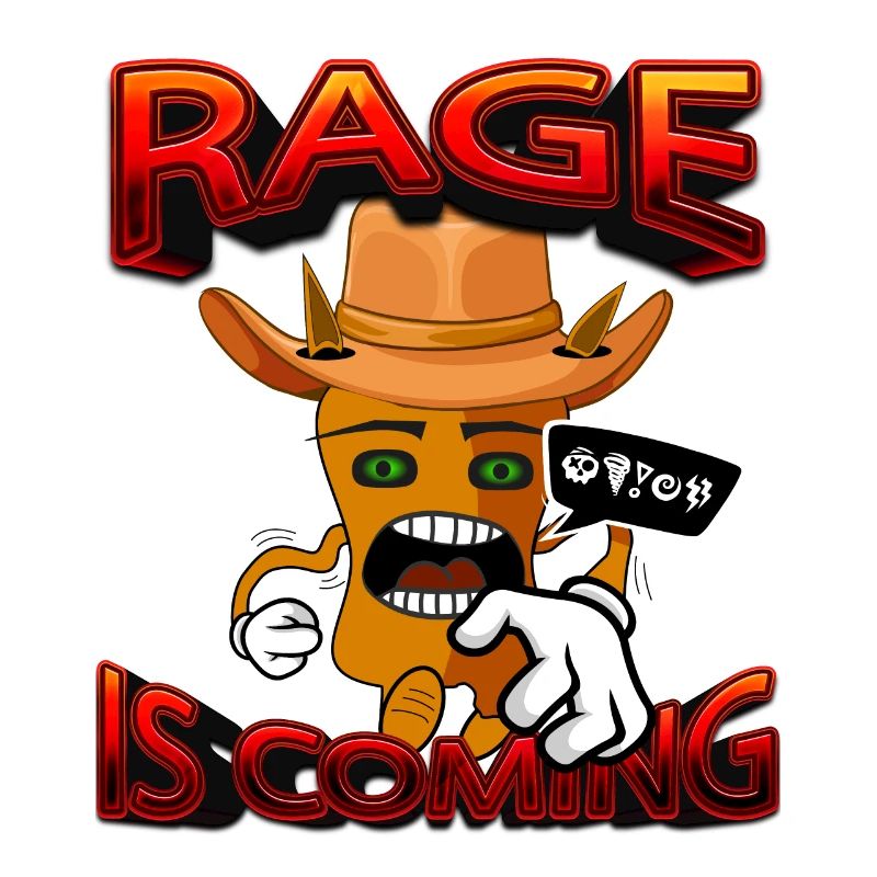 Rage is coming - monstre comique mignon