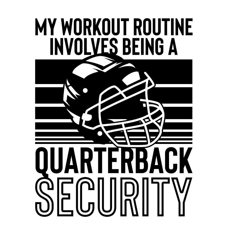 Fußball Quarterbacks Sicherheit Workout Routine