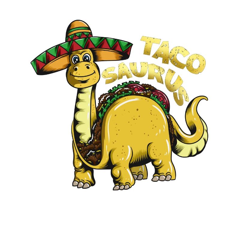 Brachiosaurus Dinosaure Tacosaurus Cinco de Mayo