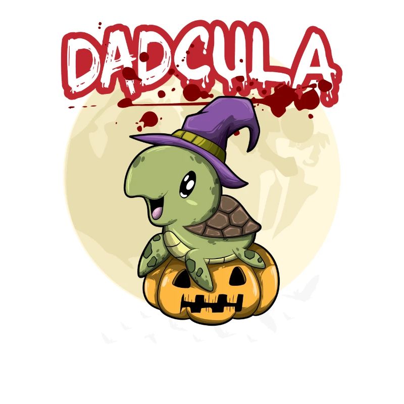 Dadcula Dracula Vampire Dad Funny Halloween Party