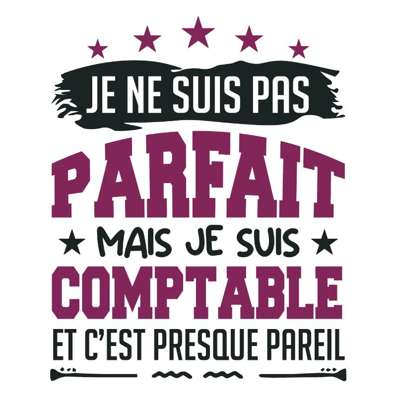 je ne suis pas parfait COMPTABLE | comptable