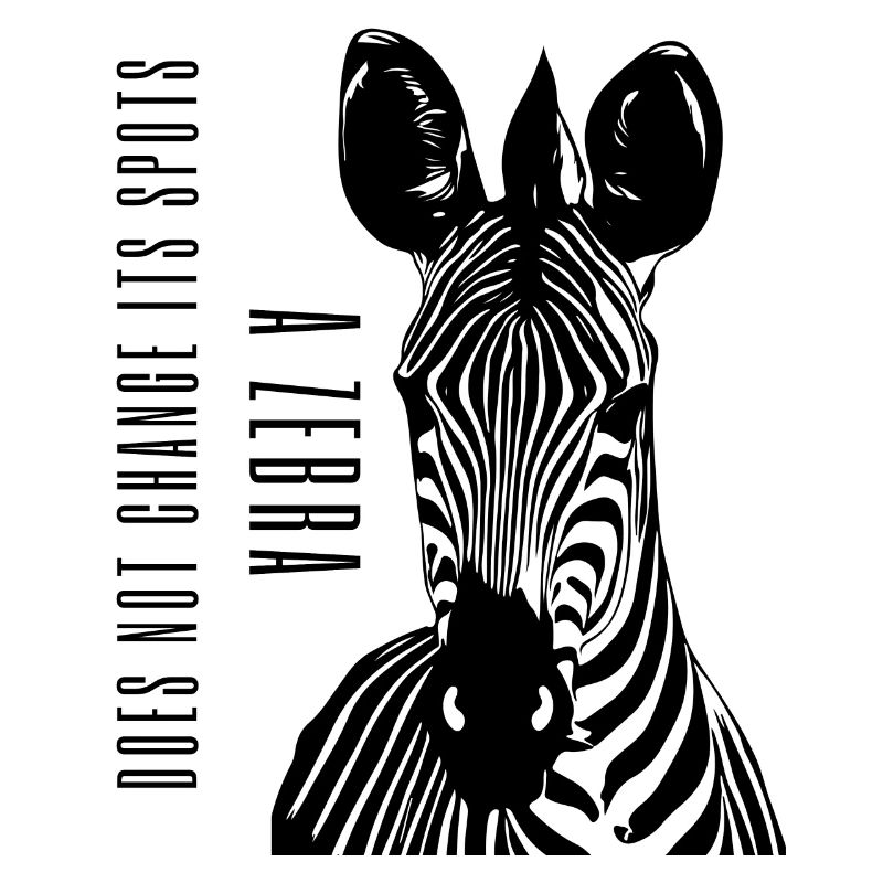 A Zebra Does Not Change Its Spots
