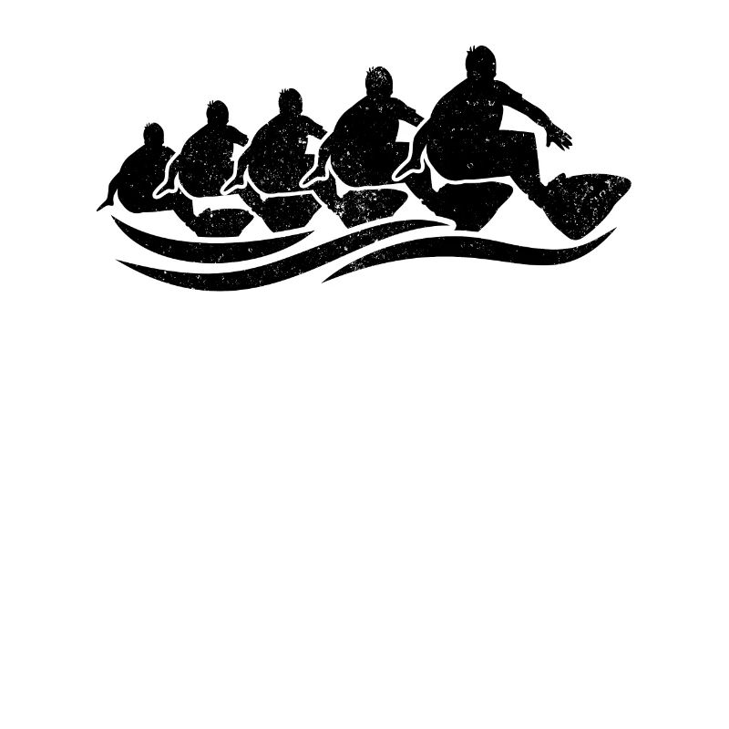 Surfing Group Retro Surfers