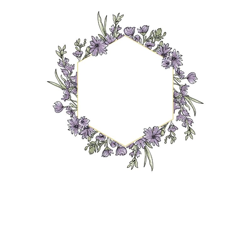 Lavender I Team Bride Fleur Couronne Mariage Boho