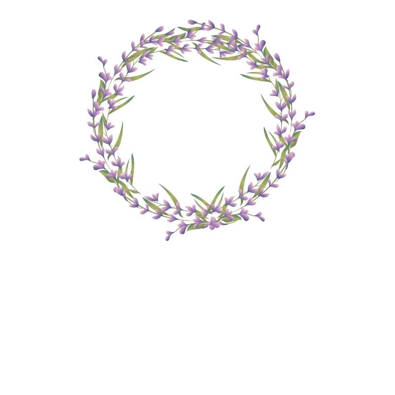 Lavender I Team Bride Flower Wreath Wedding Boho