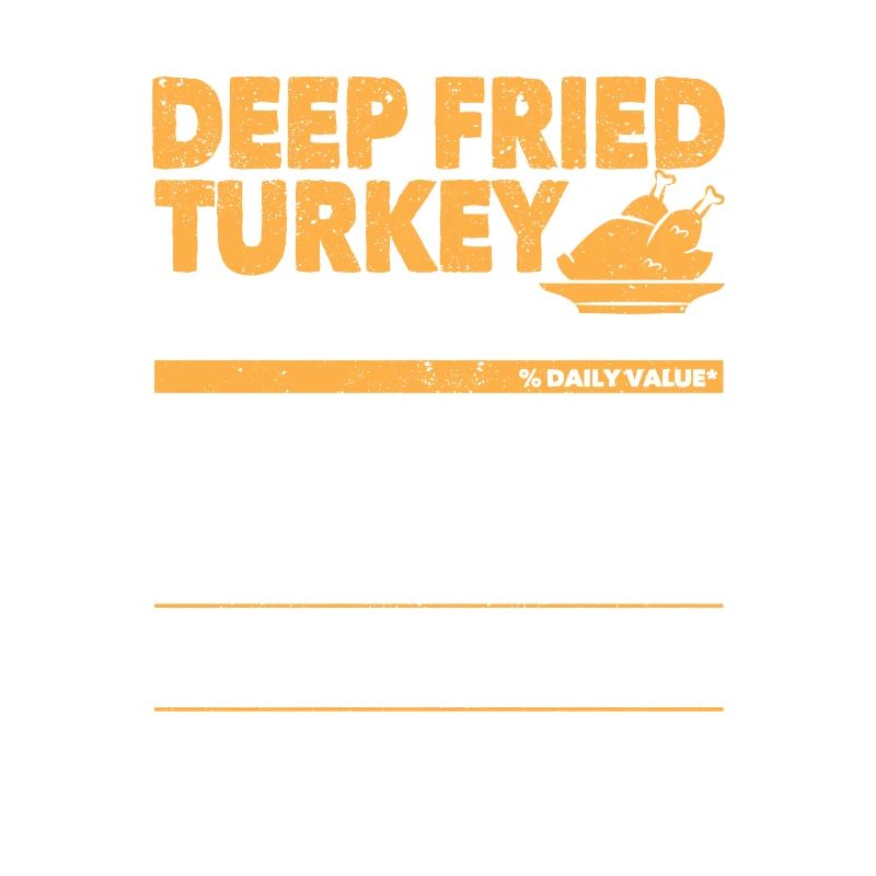Frittierter Truthahn Lustiges Thanksgiving-Dinner