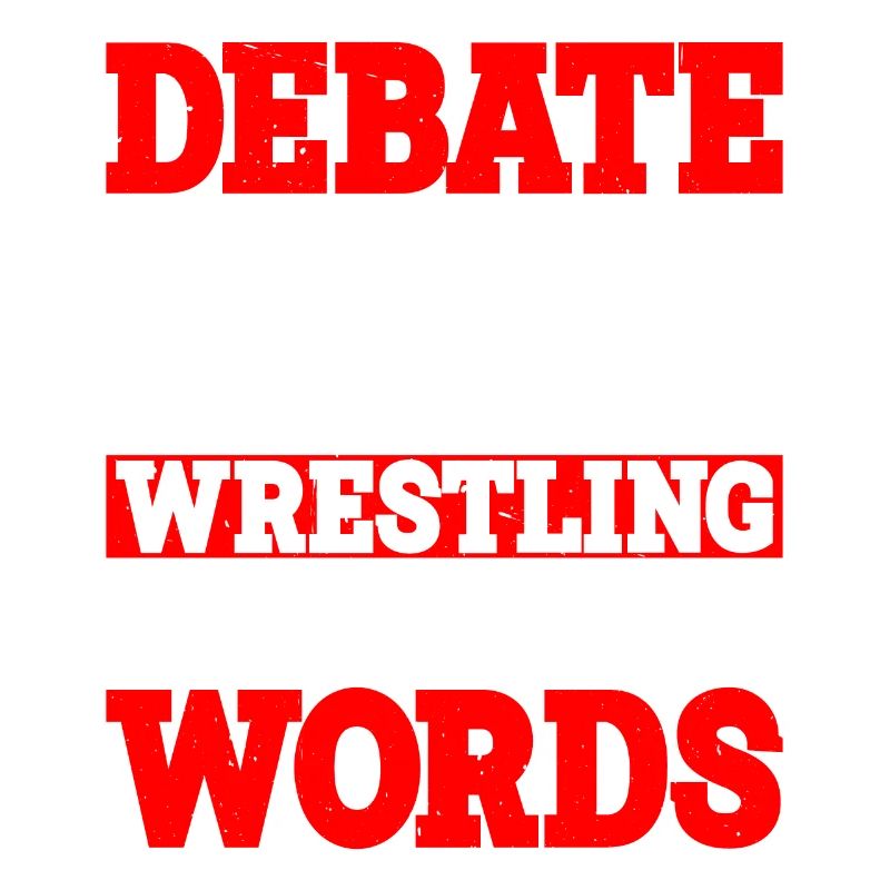 Débat, comme la lutte mais avec des mots