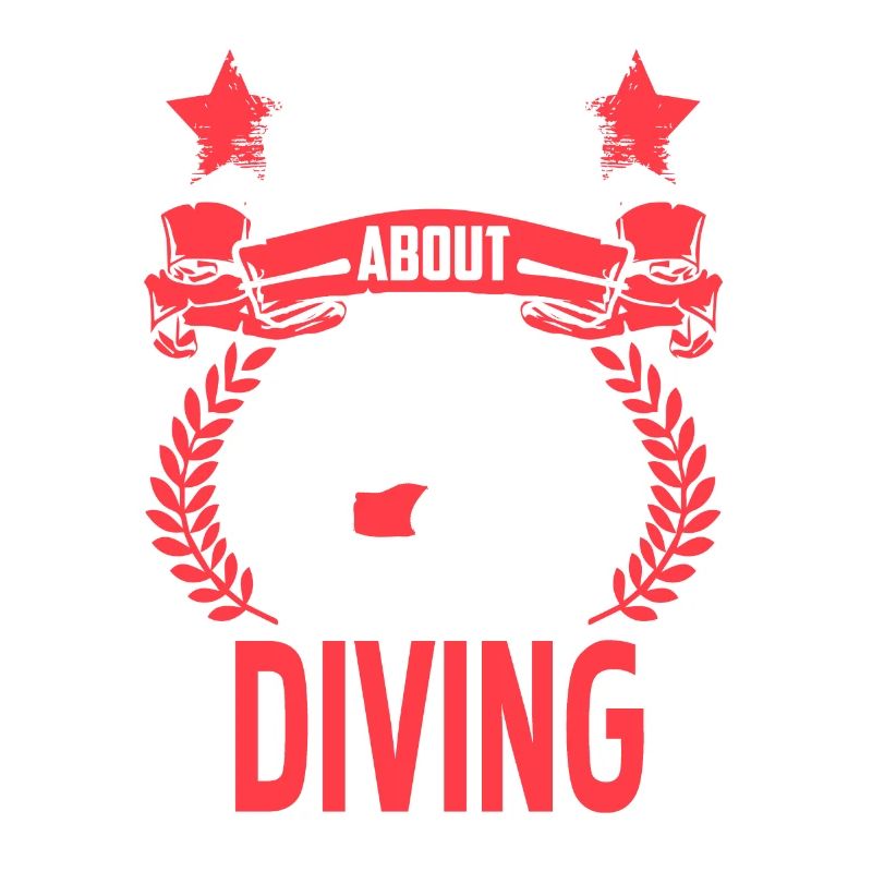 All Day I Think About Diving Vintage Diver Present