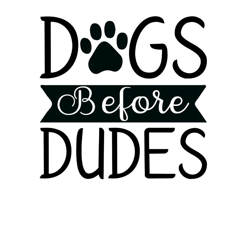 Chiens devant les gars