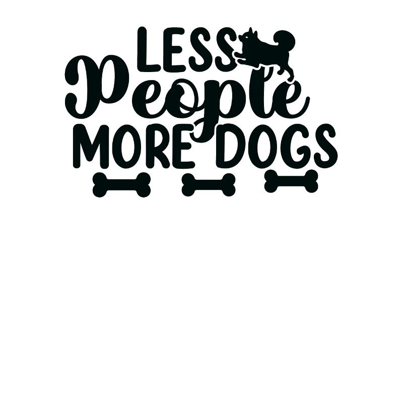 Moins de gens plus de chiens