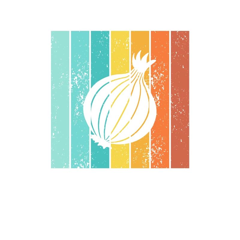 Onion Lover Retro Vegetables Vegan Gift idea