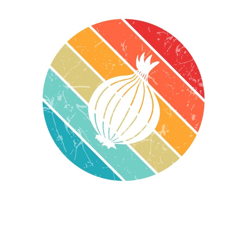 Onion Lover Retro Vegetables Vegan Gift idea