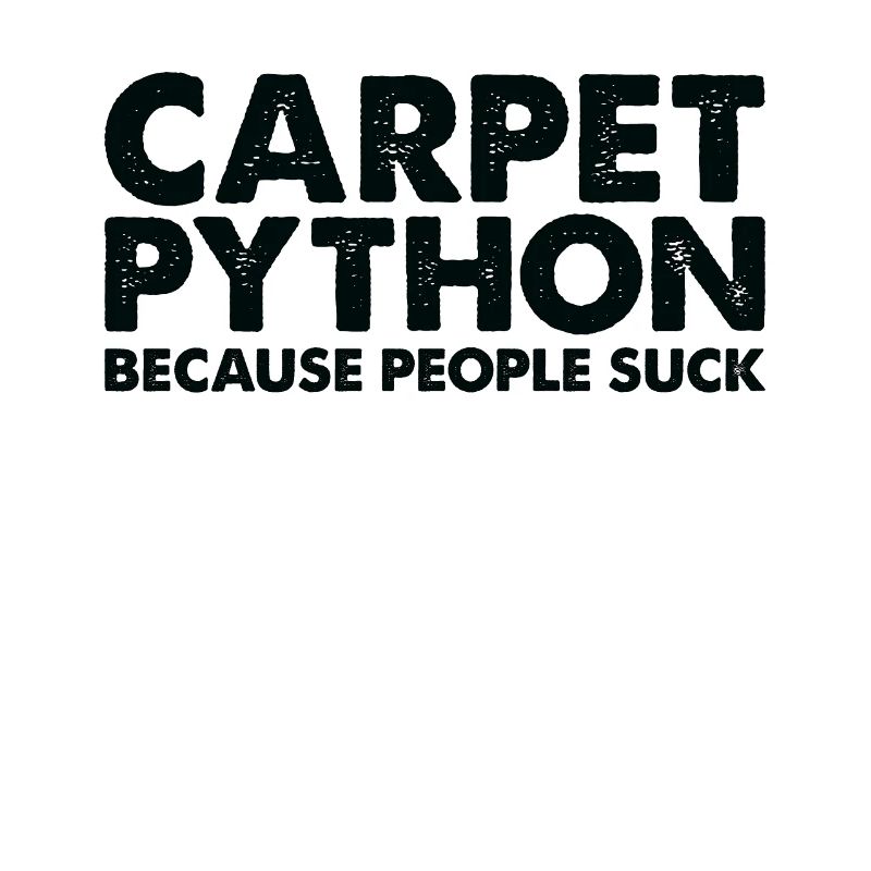 Leute Saugen Teppich-Python-Schlange
